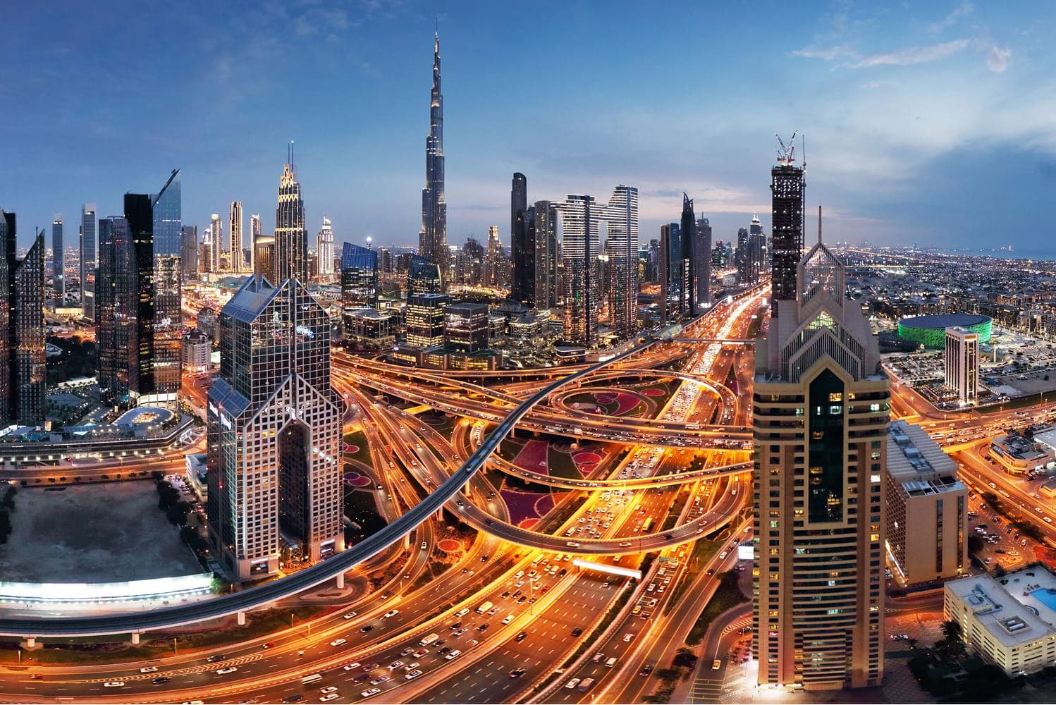 Dubai Cityscape Hero Background